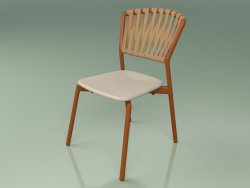 Chair 120 (Metal Rouille, Polyuréthane Résine Mole)