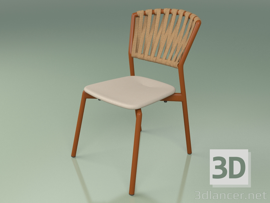 Modelo 3d Cadeira 120 (ferrugem metálica, toupeira de resina de poliuretano) - preview