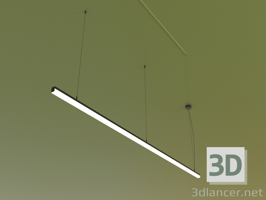 modello 3D Corpo illuminante LINEAR P2526 (2000 mm) - anteprima