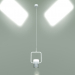 3d модель Подвесной светодиодный светильник Oskar 50165-1 LED (белый-серебро) – превью