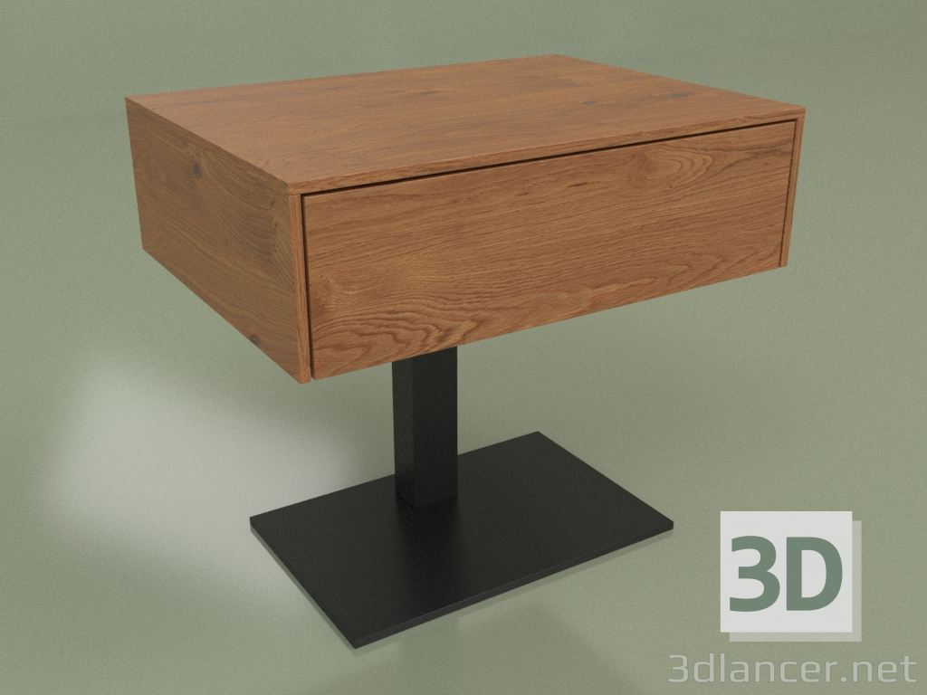 modèle 3D Table de chevet CN 250 (Noyer) - preview