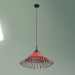 3d model Pendant lamp Spindle (red) - preview