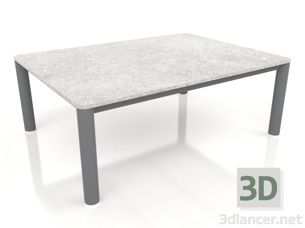 modello 3D Tavolino 70×94 (Antracite, DEKTON Kreta) - anteprima
