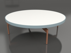 Round coffee table Ø120 (Blue grey, DEKTON Zenith)