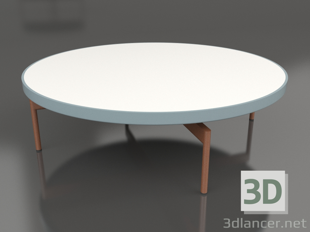 modello 3D Tavolino rotondo Ø120 (Grigio blu, DEKTON Zenith) - anteprima