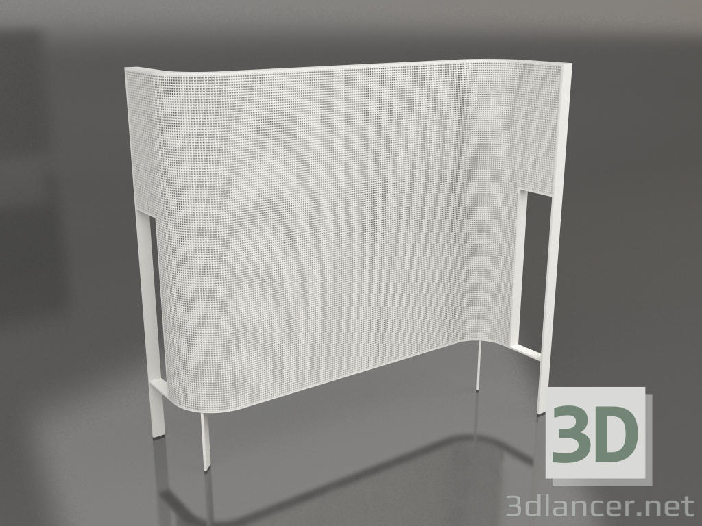 3D Modell Trennwand (Achatgrau) - Vorschau