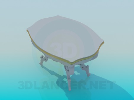 modelo 3D Mesa antigua - escuchar modelo 3D Mesa antigua - escuchar