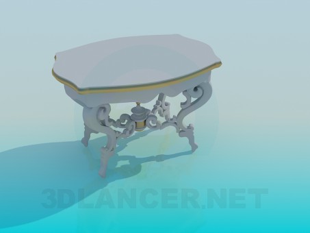 modelo 3D Mesa antigua - escuchar modelo 3D Mesa antigua - escuchar