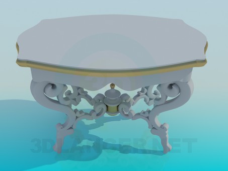 modelo 3D Mesa antigua - escuchar modelo 3D Mesa antigua - escuchar