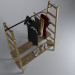 3D modeli Askı-merdiven - önizleme