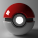 3d Pokeball model buy - render 3d Pokeball model buy - render