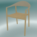 modèle 3D Fauteuil MONZA fauteuil (1209-40, frêne naturel, café au lait) - preview
