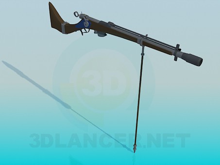 3d model Rifle - vista previa