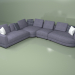 3D modeli Köşe kanepe Daniel - önizleme