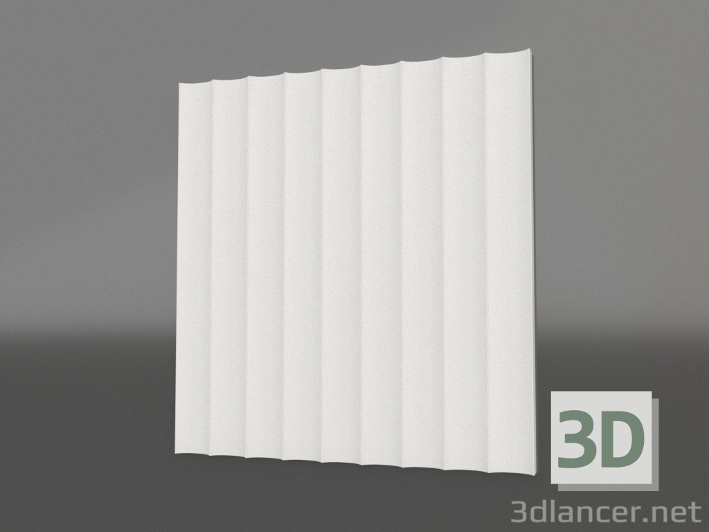 modello 3D Pannello Verve 3d - anteprima