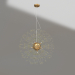 modello 3D Lampadario Dali oro (08455-9.33) - anteprima