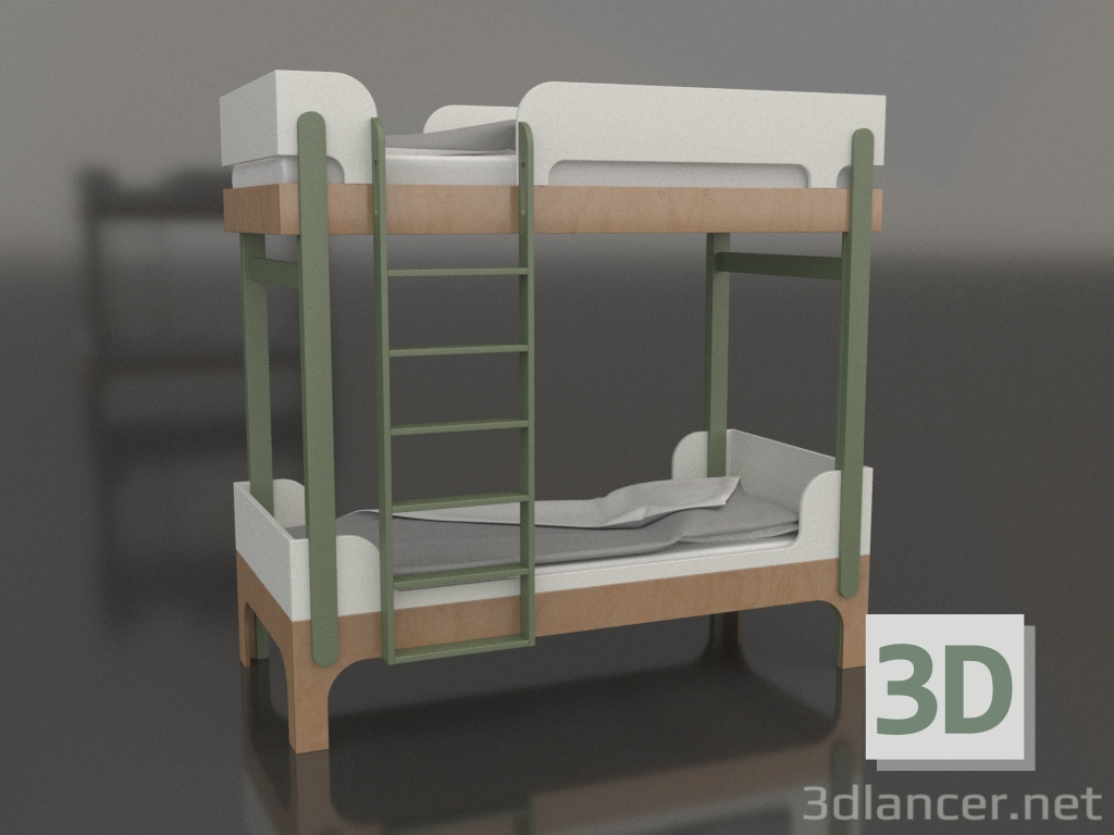 3 डी मॉडल चारपाई बिस्तर ट्यून क्यू (UGTQA1) - पूर्वावलोकन