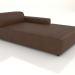 3d model Chaise longue 207 SOLO con reposabrazos bajo a la izquierda - vista previa