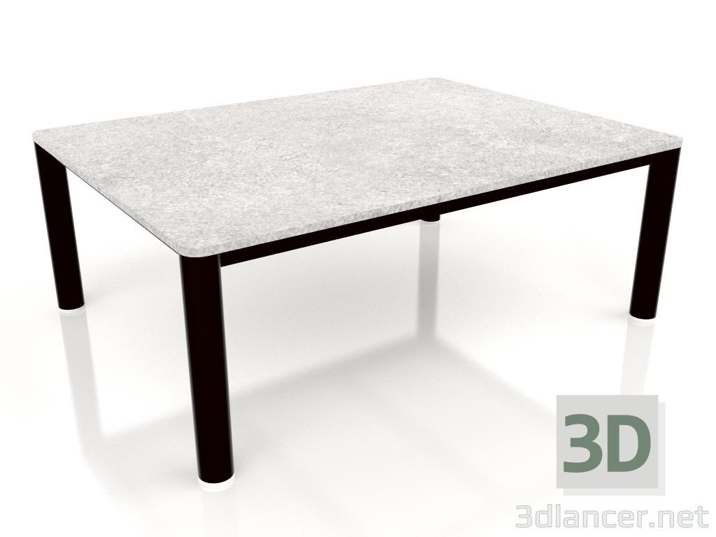 modello 3D Tavolino 70×94 (Nero, DEKTON Kreta) - anteprima