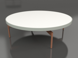 Round coffee table Ø120 (Cement gray, DEKTON Zenith)