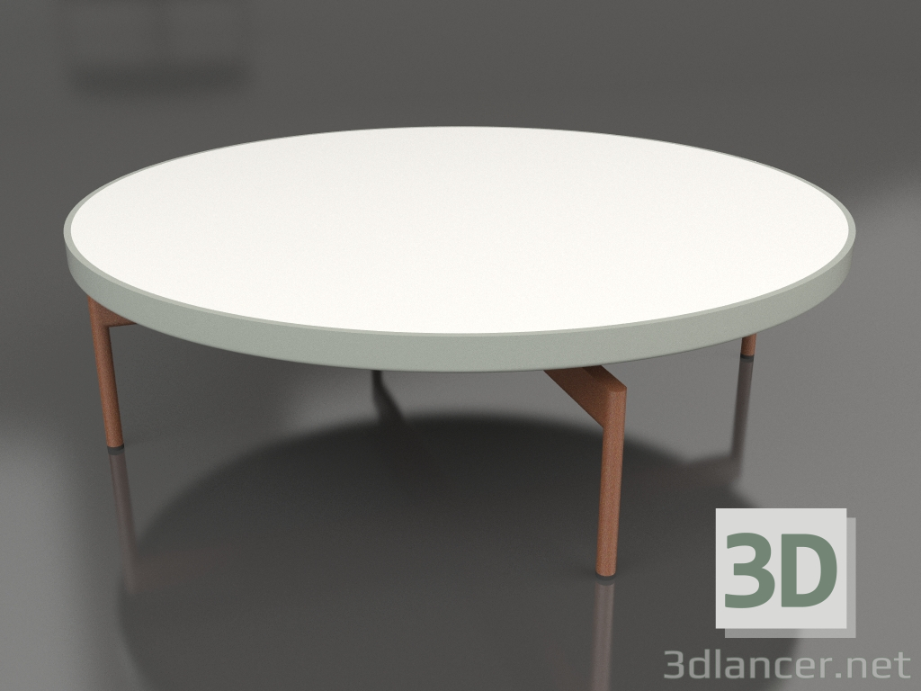 modèle 3D Table basse ronde Ø120 (Gris ciment, DEKTON Zenith) - preview