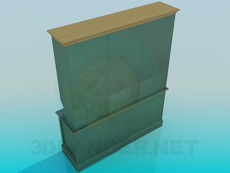 3d модель Сервант – превью 3d модель Сервант – превью