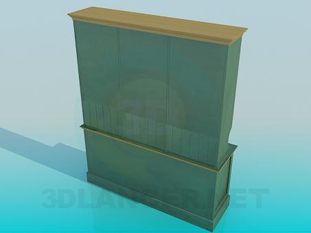 3d модель Сервант – превью 3d модель Сервант – превью
