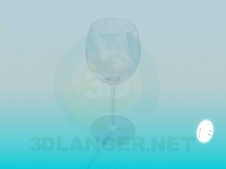 3d model Wine glass - preview