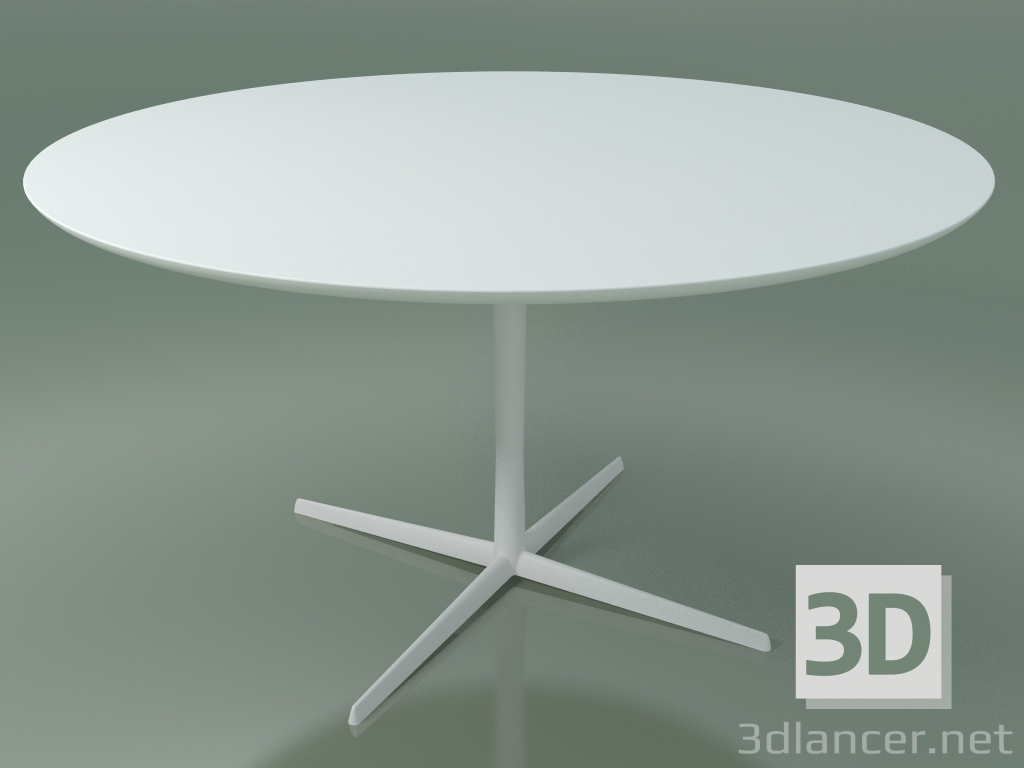 3d model Round table 0783 (H 74 - D 134 cm, M02, V12) - preview