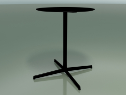 Table ronde 5552 (H 72,5 - Ø 59 cm, Noir, V39)