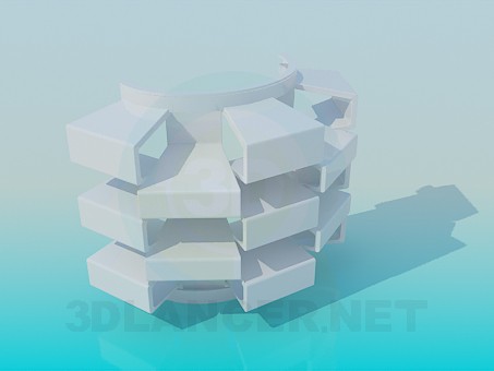 3d model Souvenir shelf stand - preview 3d model Souvenir shelf stand - preview