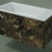 3D modeli Asma lavabo (02R142102, Emperador M06, L 72, P 36, H 36 cm) - önizleme