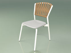 Chair 120 (Métal Lait, Résine Polyuréthane Gris)