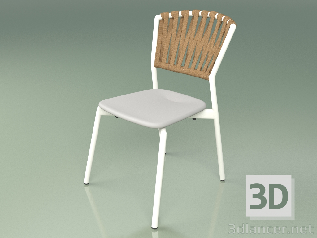 3d model Chair 120 (Metal Milk, Polyurethane Resin Gray) - preview
