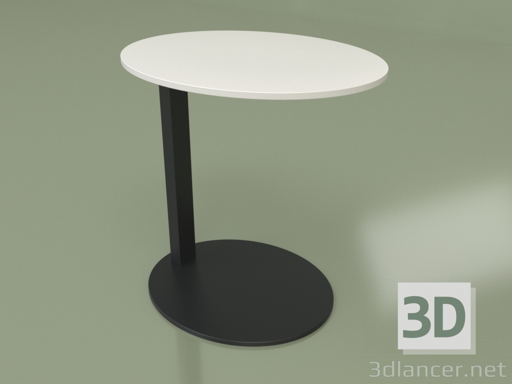 modèle 3D Table d'appoint CN 260 (Blanc) - preview