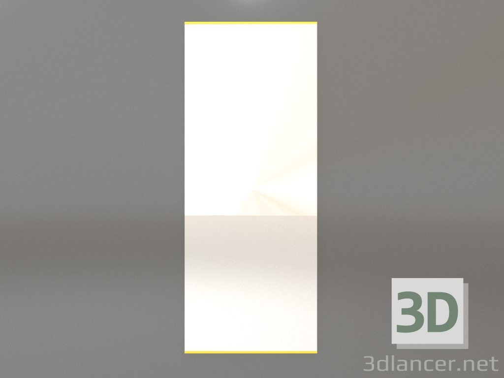 3D Modell Spiegel ZL 01 (600х1500, leuchtend gelb) - Vorschau