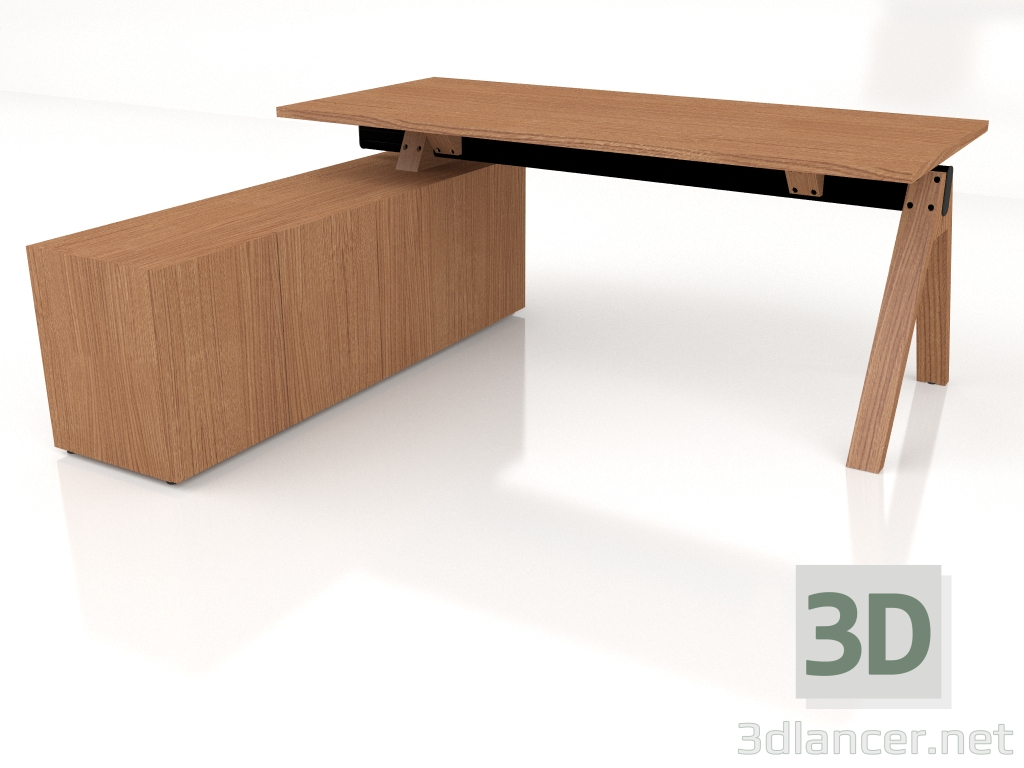 modello 3D Tavolo da lavoro Viga V184L (1800x1700) - anteprima