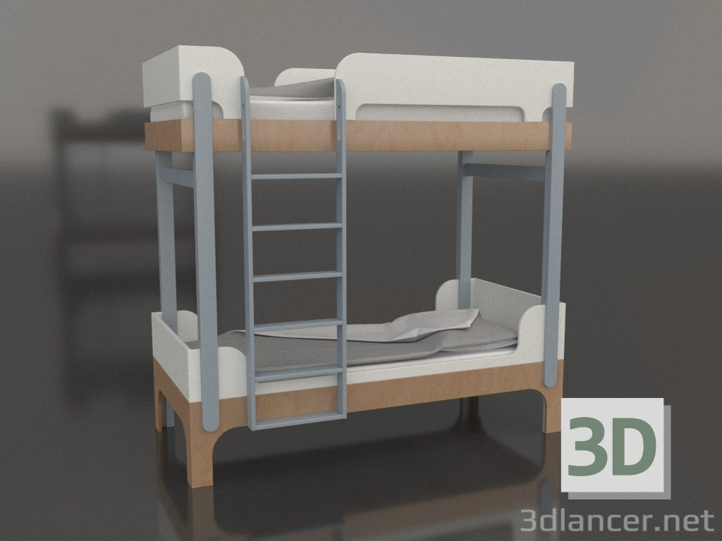 3 डी मॉडल चारपाई बिस्तर ट्यून क्यू (UQTQA1) - पूर्वावलोकन
