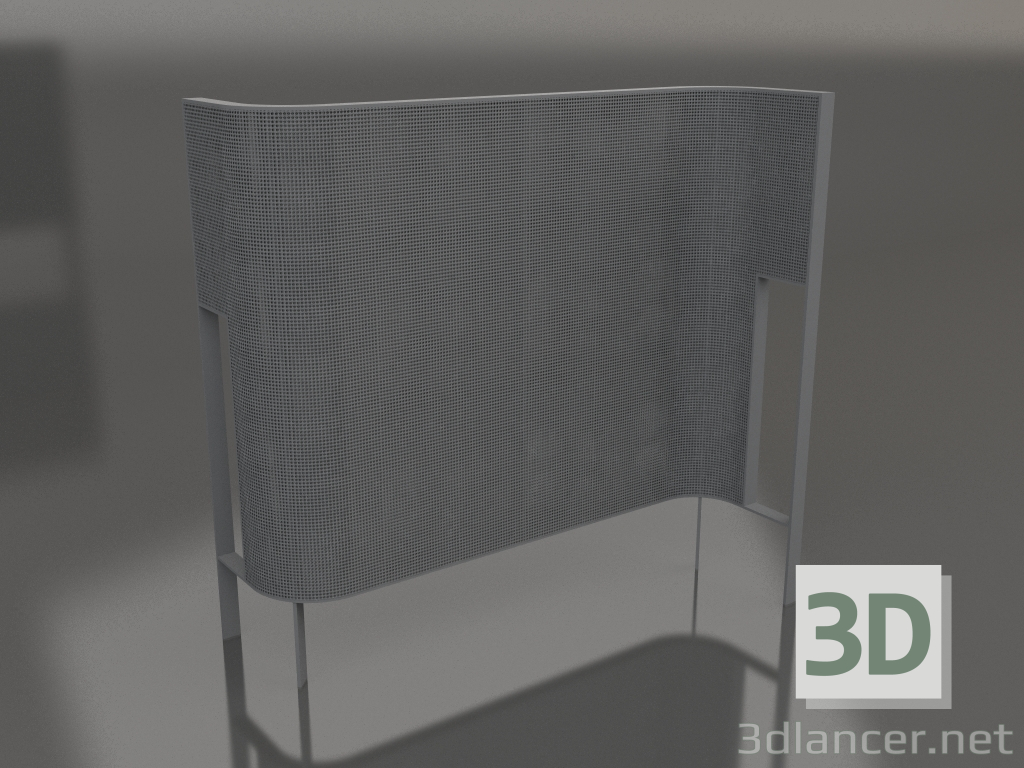 3D Modell Trennwand (Anthrazit) - Vorschau