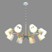 3d model Chandelier A5700LM-8WH - preview