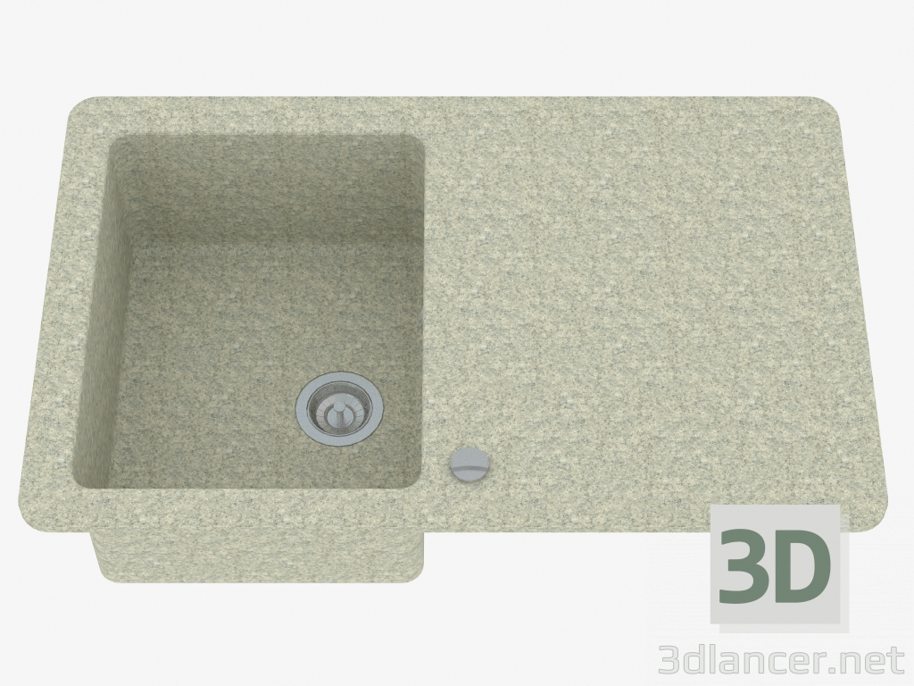 modèle 3D évier de cuisine Vivo (ZQV 1113) - preview