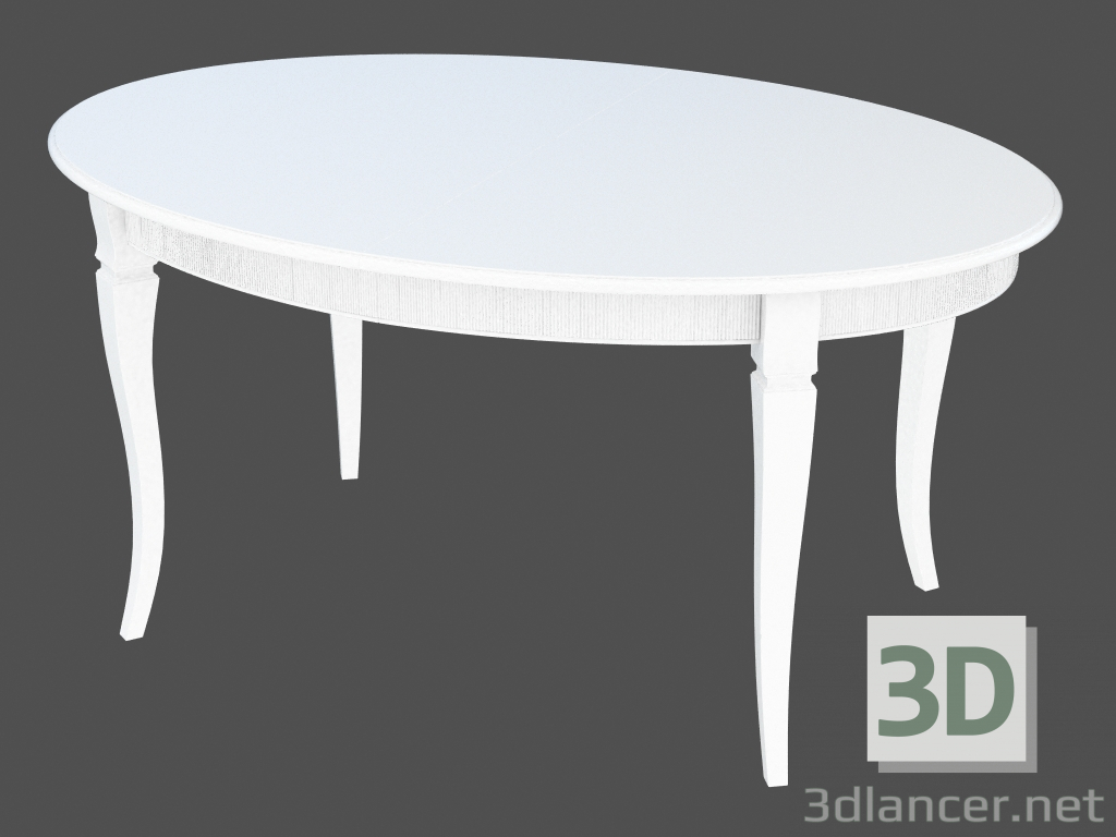 3D modeli Yemek masası Asalet tavolo (1100h1600 katlanmış) - önizleme