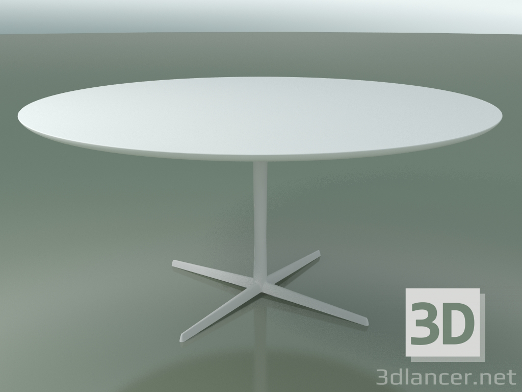 3d model Round table 0784 (H 74 - D 160 cm, M02, V12) - preview