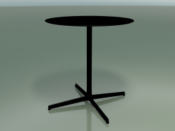 Round table 5553 (H 72.5 - Ø 69 cm, Black, V39)