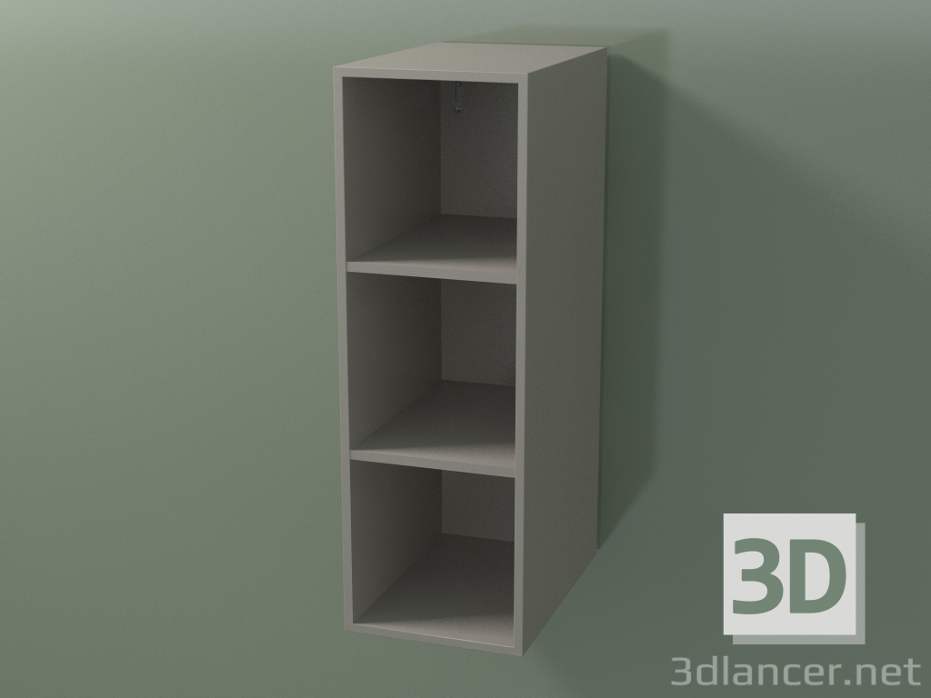 3d model Wall tall cabinet (8DUABD01, Clay C37, L 24, P 36, H 72 cm) - preview