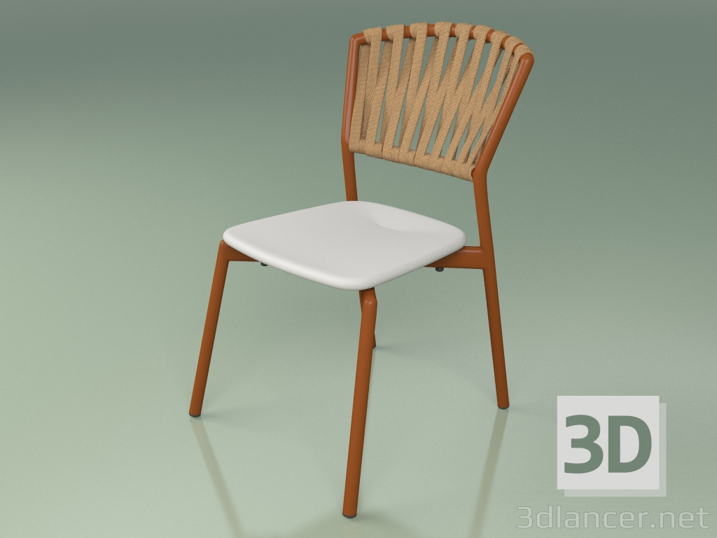 Modelo 3d Cadeira 120 (Metal Rust, Poliuretano Resin Grey) - preview