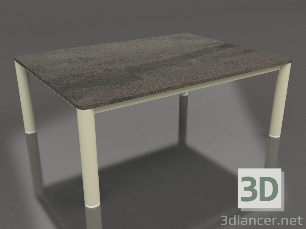 3d model Coffee table 70×94 (Gold, DEKTON Radium) - preview