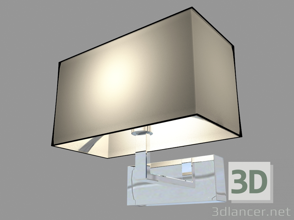3D Modell Wandleuchter (2421 1W) - Vorschau