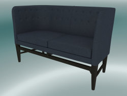 Double sofa Mayor (AJ6, H 82cm, 62x138cm, Walnut, Divina - 793)