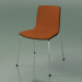 3d model Chair 3934 (4 metal legs, front trim, black birch) - preview